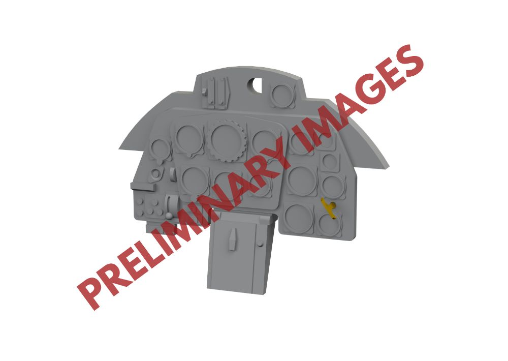 1/32 Bf109K 「ルック」 計器板 (コータリ用)