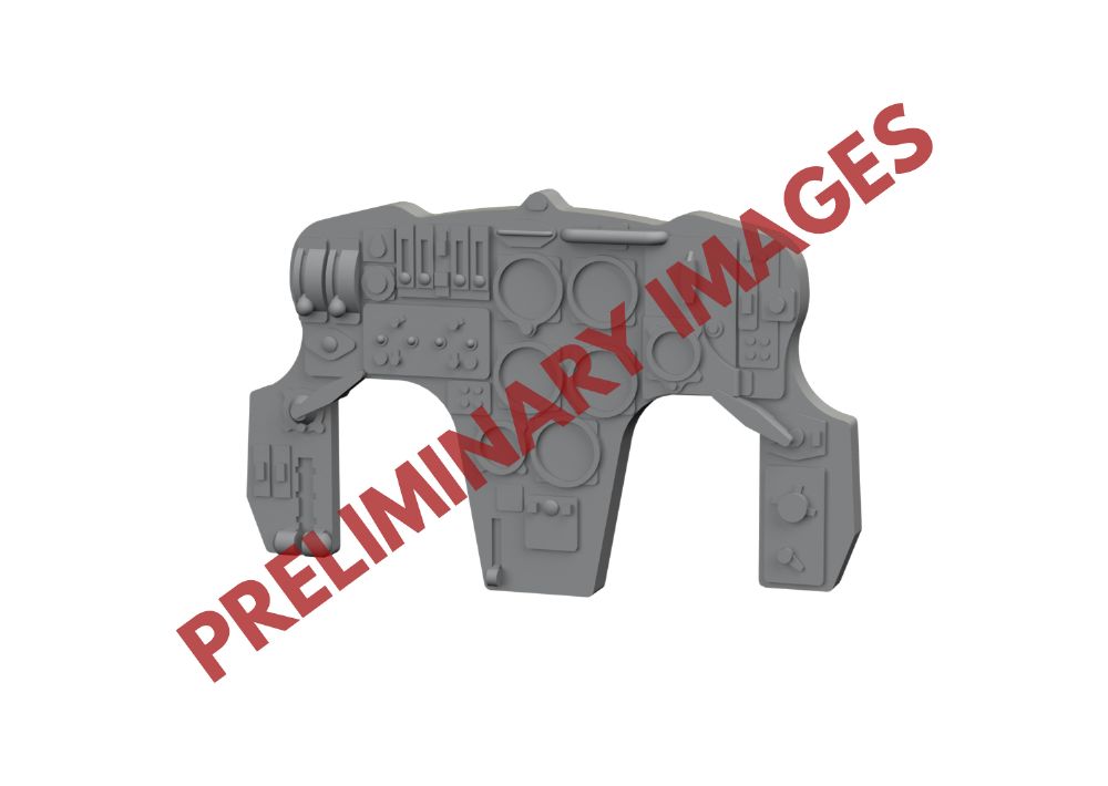 1/48 Hs129B 「ルック」 計器板 (タコム用)