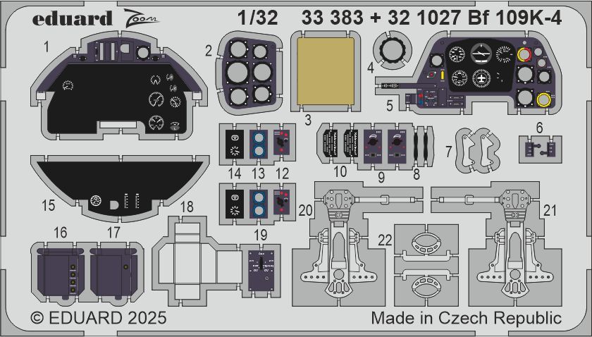1/32 Bf109K ビッグEDパーツセット (コータリ用)