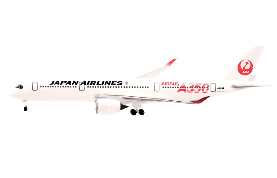 JAL AIRBUS 非売品 A350 ステッカー2枚 クリアファイル 4枚 - 航空機