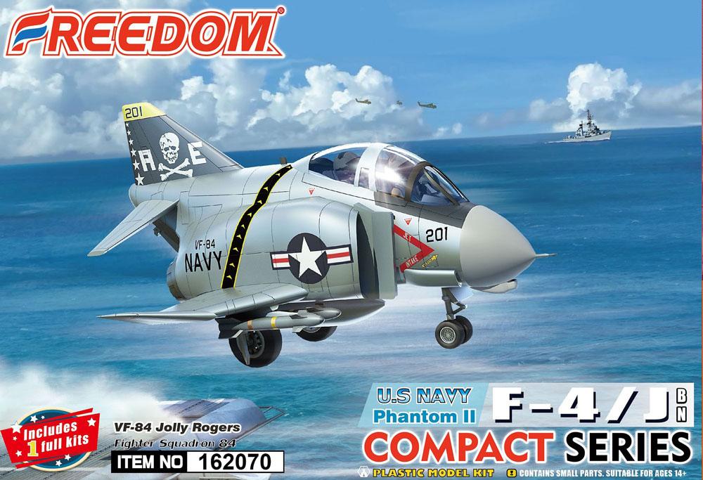 FRE162070 フリーダムモデルキット コンパクトシリーズ：F-4J