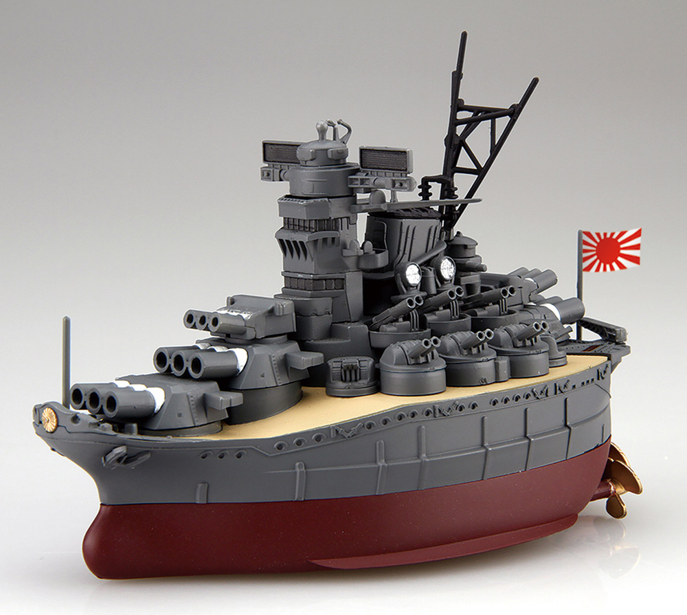 ちび丸艦隊シリーズ №１ EX-2 ちび丸艦隊 大和(エッチング、木甲板付き)