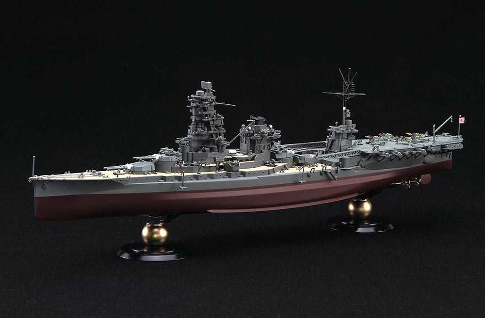 1/350 旧日本海軍 戦艦 榛名 昭和19年 ケース付き完成品 - プラモデル