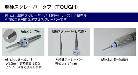 CS-PT 超硬スクレーパー タフ【CS-PT:4580488730621】