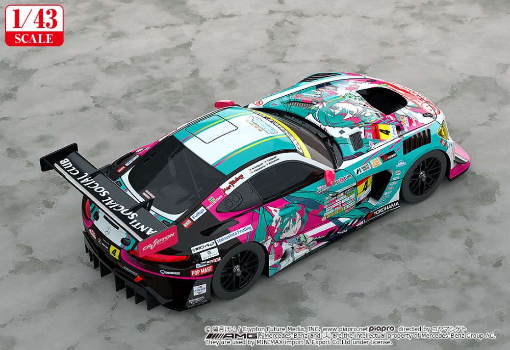 1/43 グッドスマイル 初音ミク AMG 2025 開幕戦Ver.【4570232585782