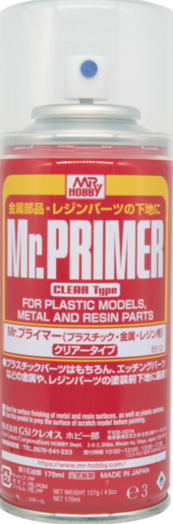 Mr.プライマー（プラスチック・金属・レジン用）クリアータイプ