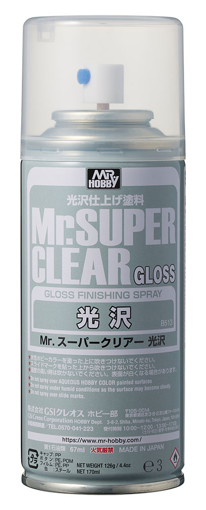 B513 Mr.スーパークリアースプレー（光沢）170ml