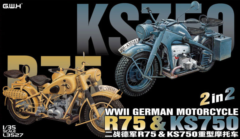 WWII ドイツ軍用バイクセット KS750 & R75