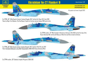 1/32 Su-27P1M フランカーB ｢ウクライナ｣デカール