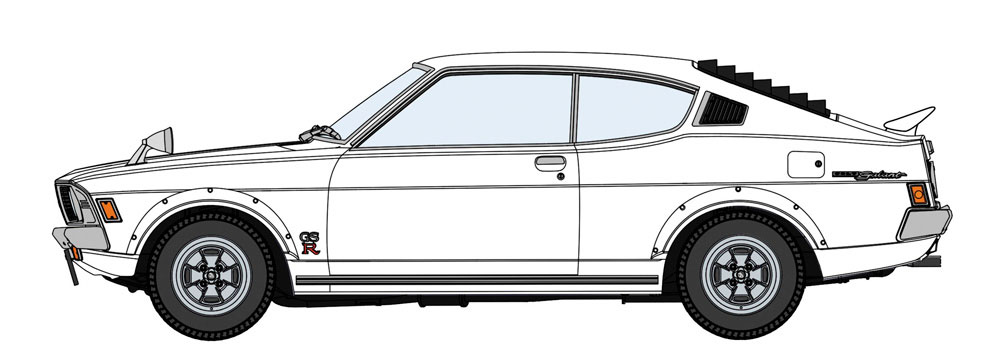 三菱 ギャラン GTO 2000GSR 前期型 w/ リアウイング