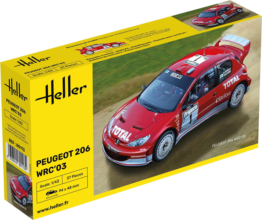 1/43 プジョー 206 WRC 2003