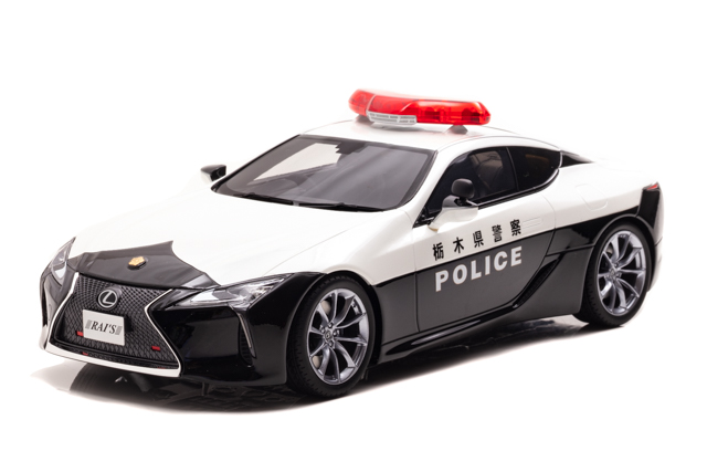 H7182002 RAI'S 1/18 レクサス LC500 （URZ100） 2020 栃木県警察交通部交通機動隊車両