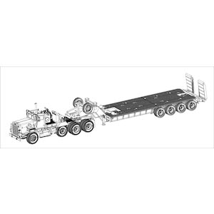 ホビーボス 1/35 アメリカ M911戦車運搬車 w.タルボート 64t トレーラー
