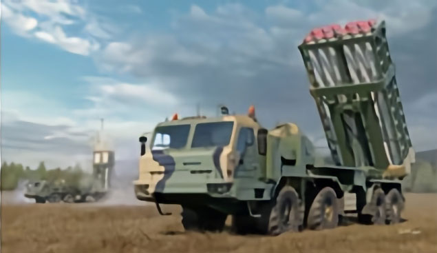 ロシア S-350E ヴィーチャシ 地対空ミサイルシステム