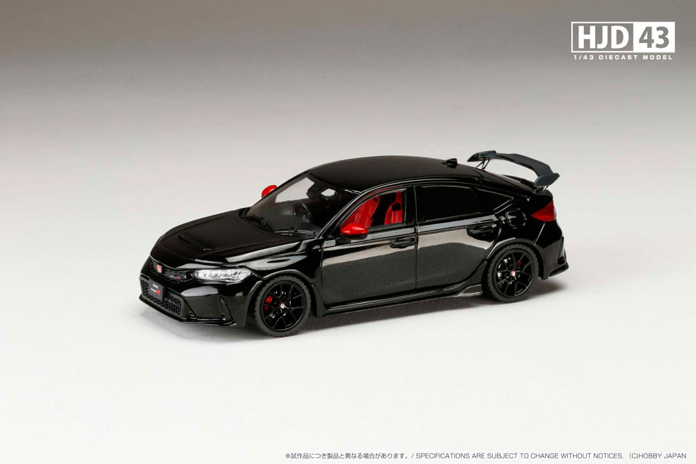 1/43 ホンダ シビック TYPE R (FL5) 純正オプション装着車 クリスタルブラックパール