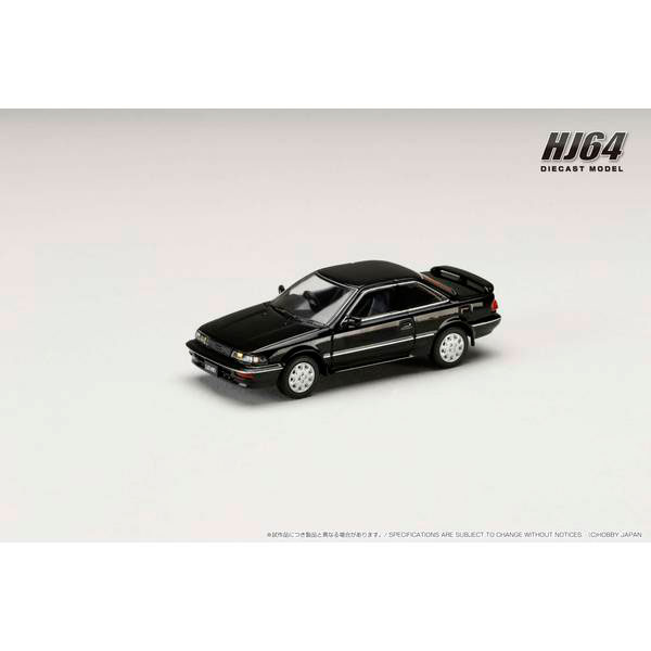 HJ641059ABK HJ64 1/64 Toyota COROLLA LEVIN GT APEX AE92 BLACK METALLIC