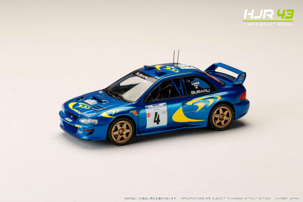 1/43 スバル インプレッサ  ツール・ド・コルス 1997 #4