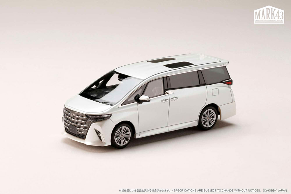 1/43 MARK43 トヨタ ALPHARD Z プラチナホワイトパールマイカ