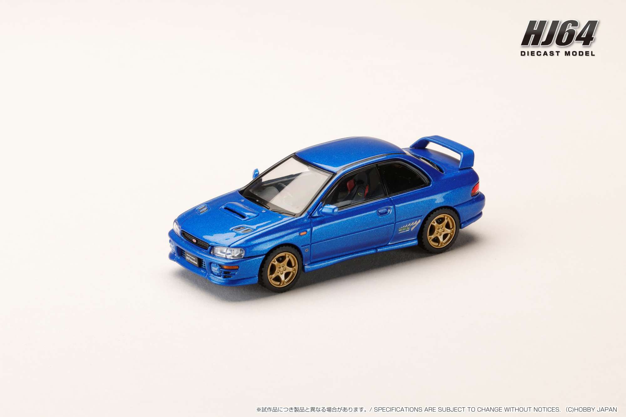 1/64 スバル インプレッサ PURE SPORTS COUPE WRX type R STi Version (GC8) ソニックブルーマイカ