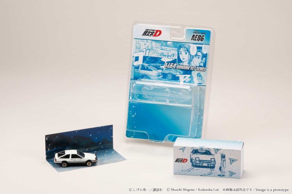 1/64 Toyota SPRINTER TRUENO (AE86)/頭文字D藤原 拓海 AND 茂木なつき