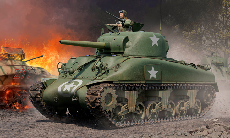 1/16 M4A1 シャーマン 中戦車 後期型