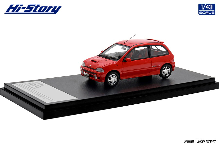 HS463RE Hi-Story 1/43 SUBARU VIVIO RX-R 4WD （1992） ヴィヴィアンレッド