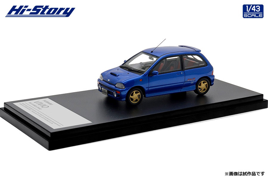 HS463SP Hi-Story 1/43 SUBARU VIVIO RX-R 4WD （1993） カスタマイズ メタリックブルー