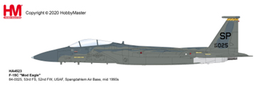 ホビーマスターダイキャストモデル 1/72 F-15C モッドイーグル アメリカ空軍 スパンダーレム基地