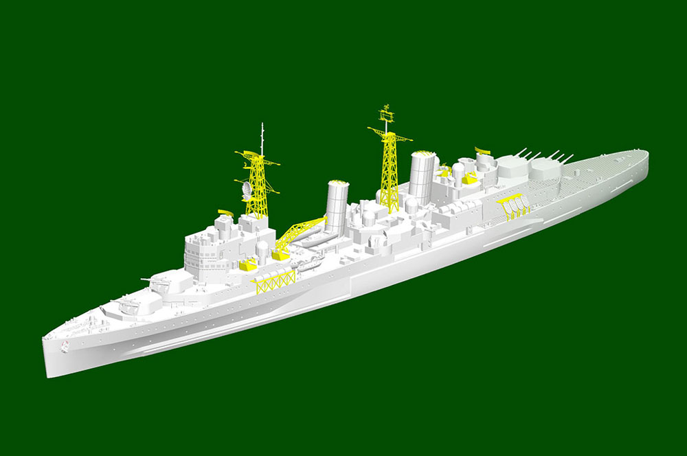 06702 トランぺッター 1/700 イギリス海軍軽巡洋艦 HMSベルファスト