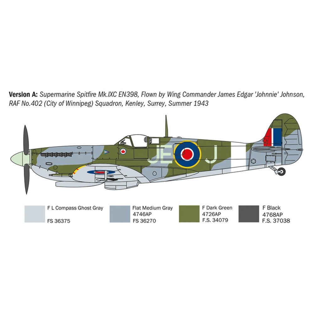 1/72 WW.II イギリス空軍 スピットファイアMk.V/Mk.IX エース【IT1482