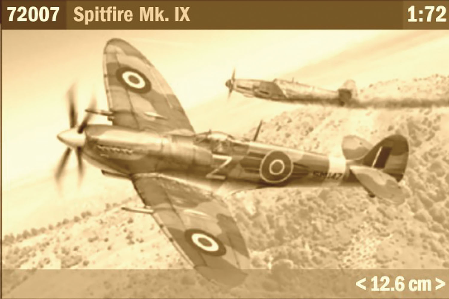 1/72 WW.II イギリス空軍 スピットファイア Mk.IX 工具／塗料付き コンプリートセット