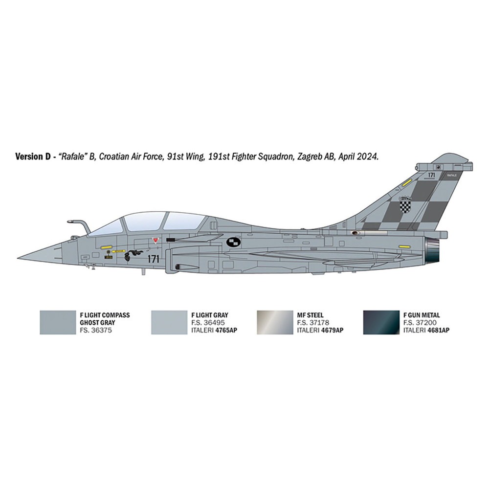 1/72 フランス空軍戦闘機 ラファールB 複座型【IT90092:8001283900928