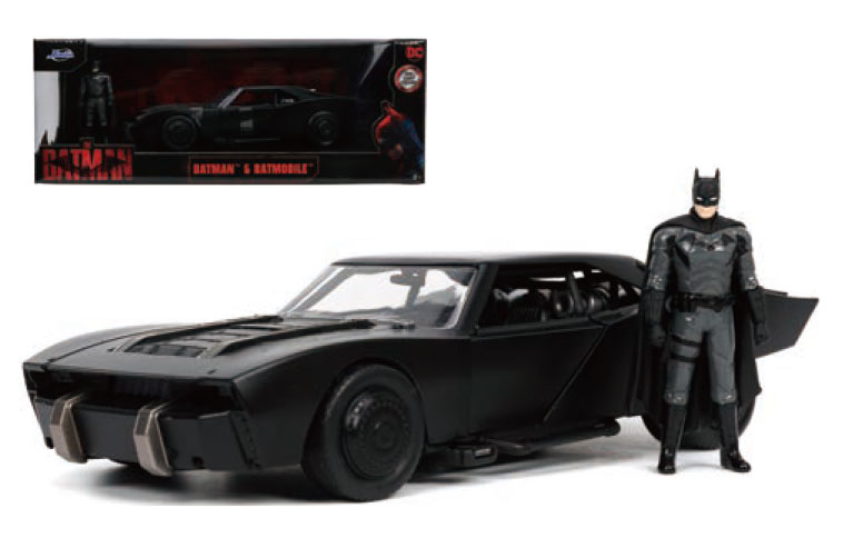 バットモービル 1/24 スケール ダイキャストミニカー バットマンフィギュア付き 「ザ・バットマン」版