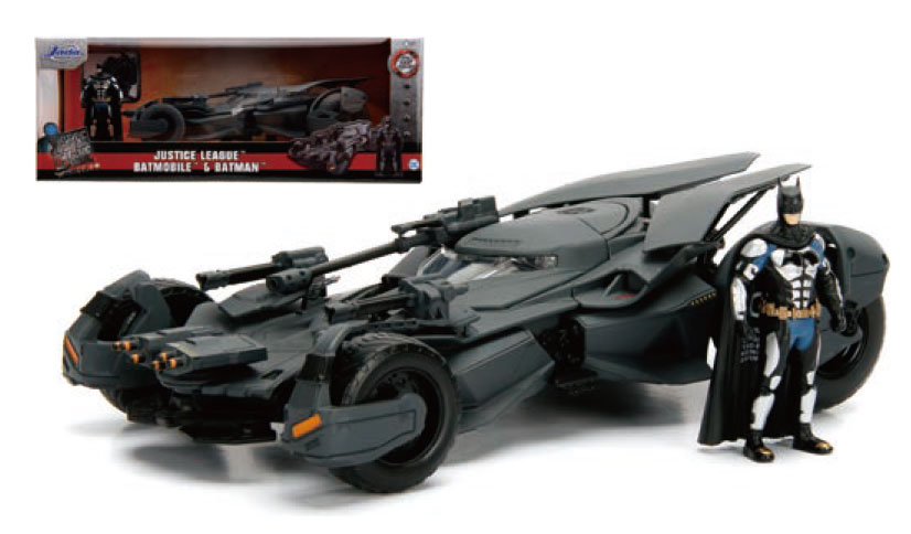 バットモービル 1/24 スケール ダイキャストミニカー バットマンフィギュア付き 「ジャスティス・リーグ」版