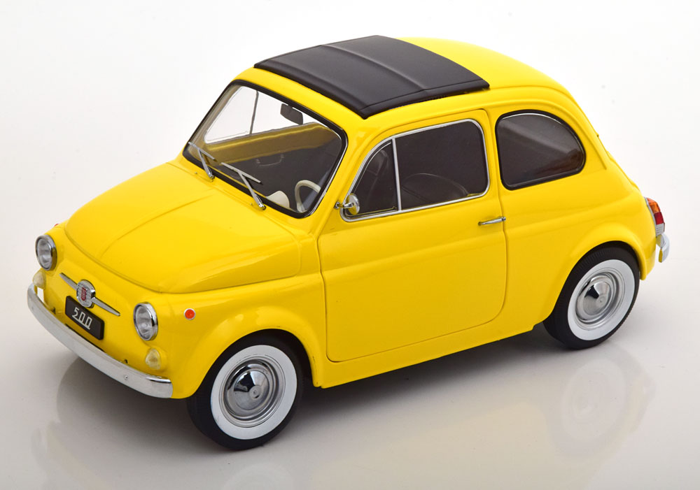 KKDC120034 KK Scale 1/12 Fiat 500F 1968 yellow