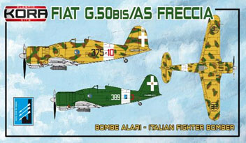 コラモデルス 1/72 フィアット G.50bis/AS ｢イタリア戦闘攻撃機｣
