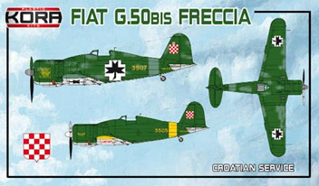 コラモデルス 1/72 フィアット G.50bis ｢クロアチア｣