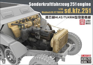 1/35 Sd.Kfz.251用マイバッハ HL42TUKRM エンジンセット