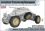 1/35 Sd.Kfz.221/222/223/260/261用オフロードホイールセット