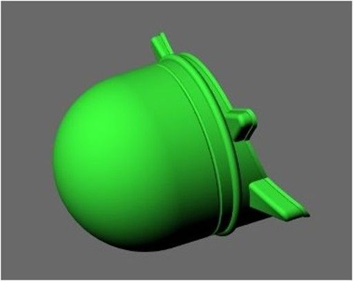 1/72 アルエットⅢHSF ヘリコプター レドーム (LFモデル用)