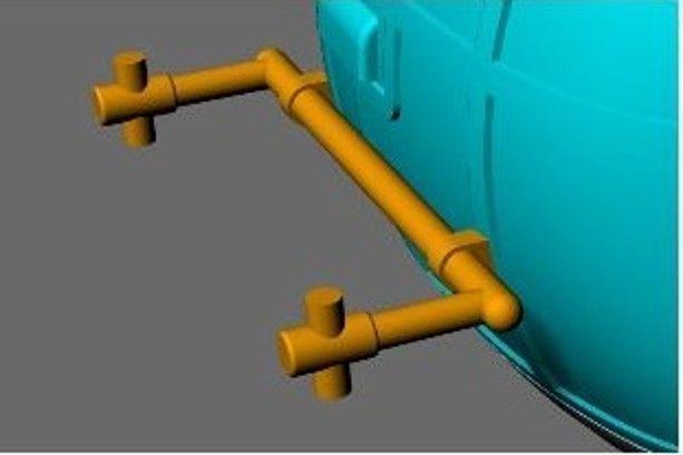 1/72 アルエットⅢ ヘリコプター アンテナベース (LFモデル用)