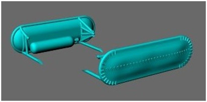 1/72 アルエットⅢ ヘリコプター 緊急浮上装置 タイプ2 (LFモデル用)