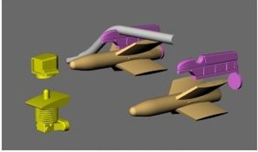 1/72 アルエットⅢ ヘリコプター AS.11 対戦車ミサイルw/パイロン & 照準器 (LFモデル用)