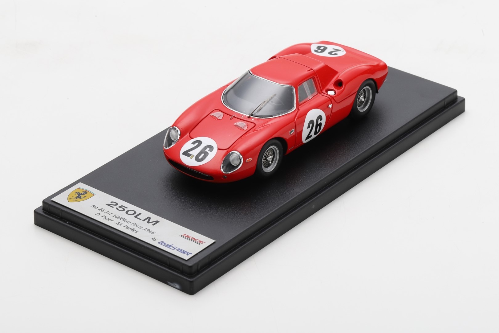 Ferrari 250LM No.26 1st 1000Km Paris 1966 D. Piper - M. Parkes