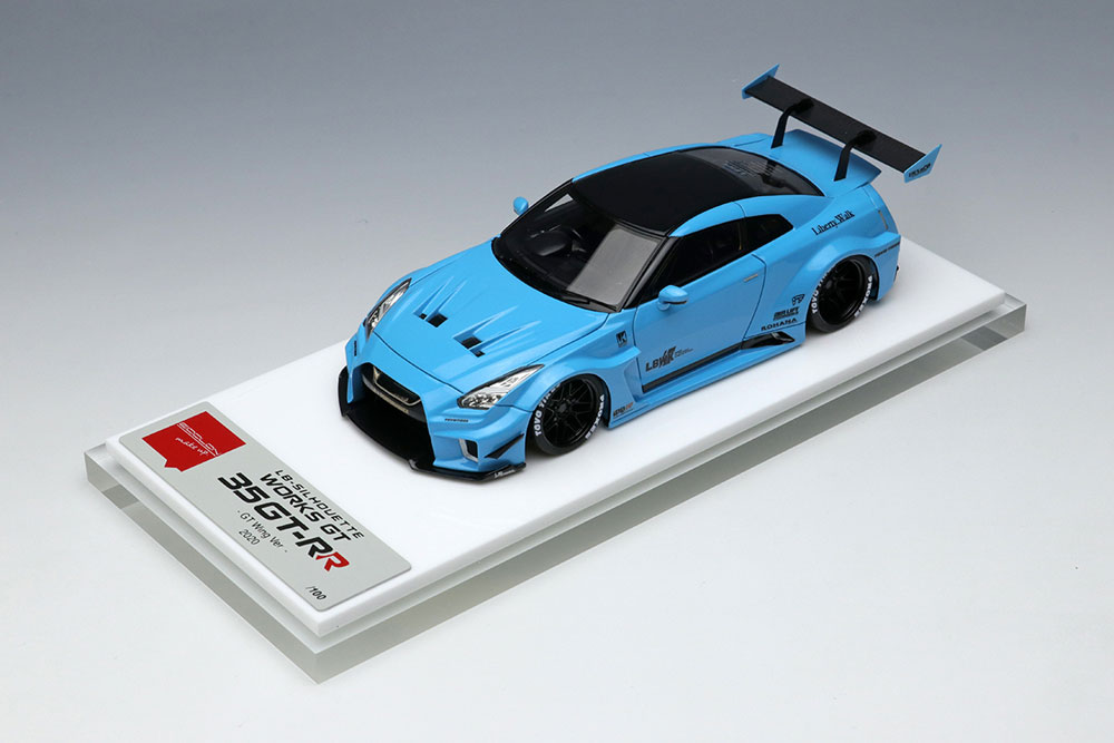 LB014B EIDOLON 1/43 LB-Silhouette WORKS GT 35GT-RR GT Wing ver. パールライトブルー