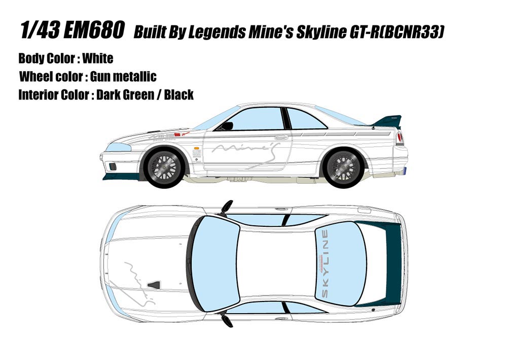 Built By Legends マインズ スカイライン GT-R (BCNR33)【EM680