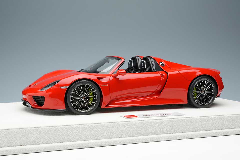 EML045C EIDOLON 1/18 Porsche 918 Spyder 2011 ガーズレッド