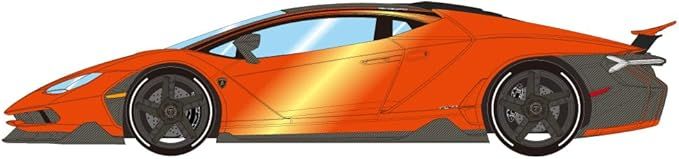 EM780E EIDOLON 1/43 Lamborghini Centenario LP770-4 2016 Rear Wing up アランチオフオコ