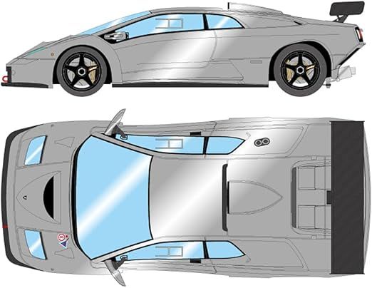 EM786D EIDOLON 1/43 Lamborghini Diablo GTR 1999 シルバー