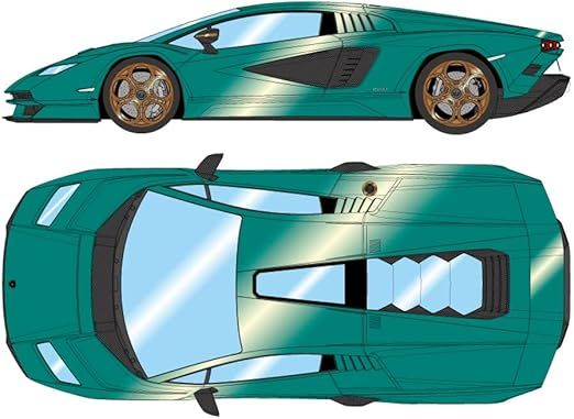 EM740C EIDOLON 1/43 Lamborghini Countach LPI 800-4 2022 ヴェルデアベーテ
